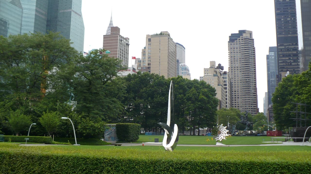 Le siege des Nations unies a New York.