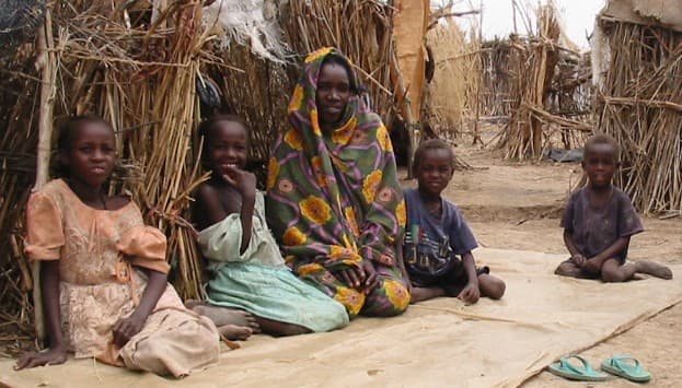 Enfants déplacés au Darfour, Soudan