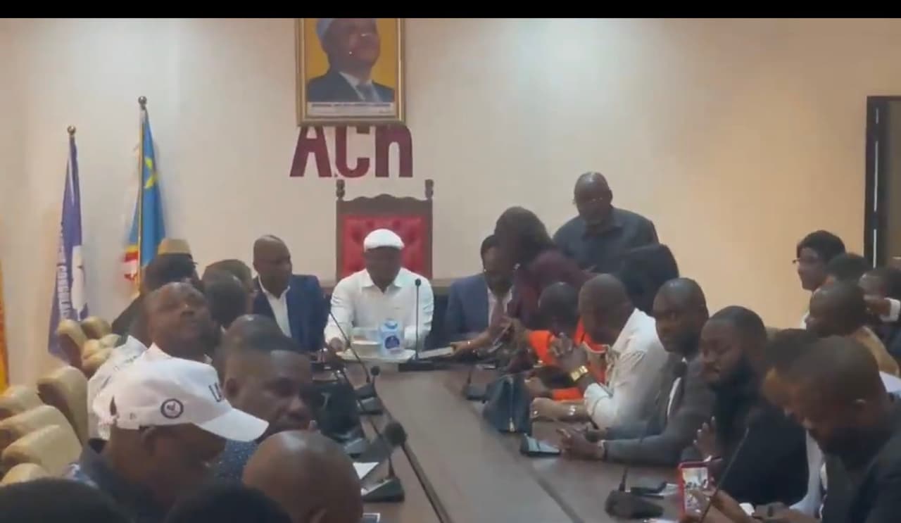 Le présidium de la coalition C64 réuni à Kinshasa