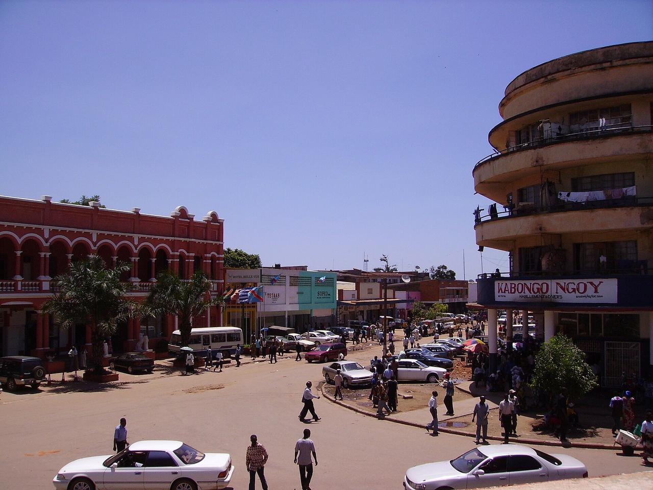 Vue du centre-ville de Lubumbashi, dans la province du Haut-Katanga.